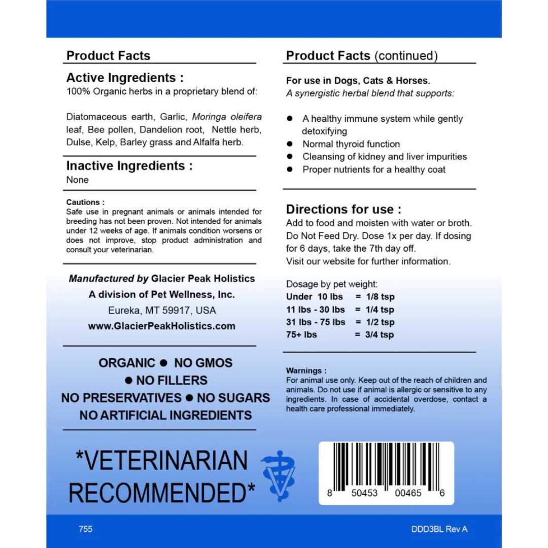 Daily Defense Powder for Dogs | Glacier Peak Holistics