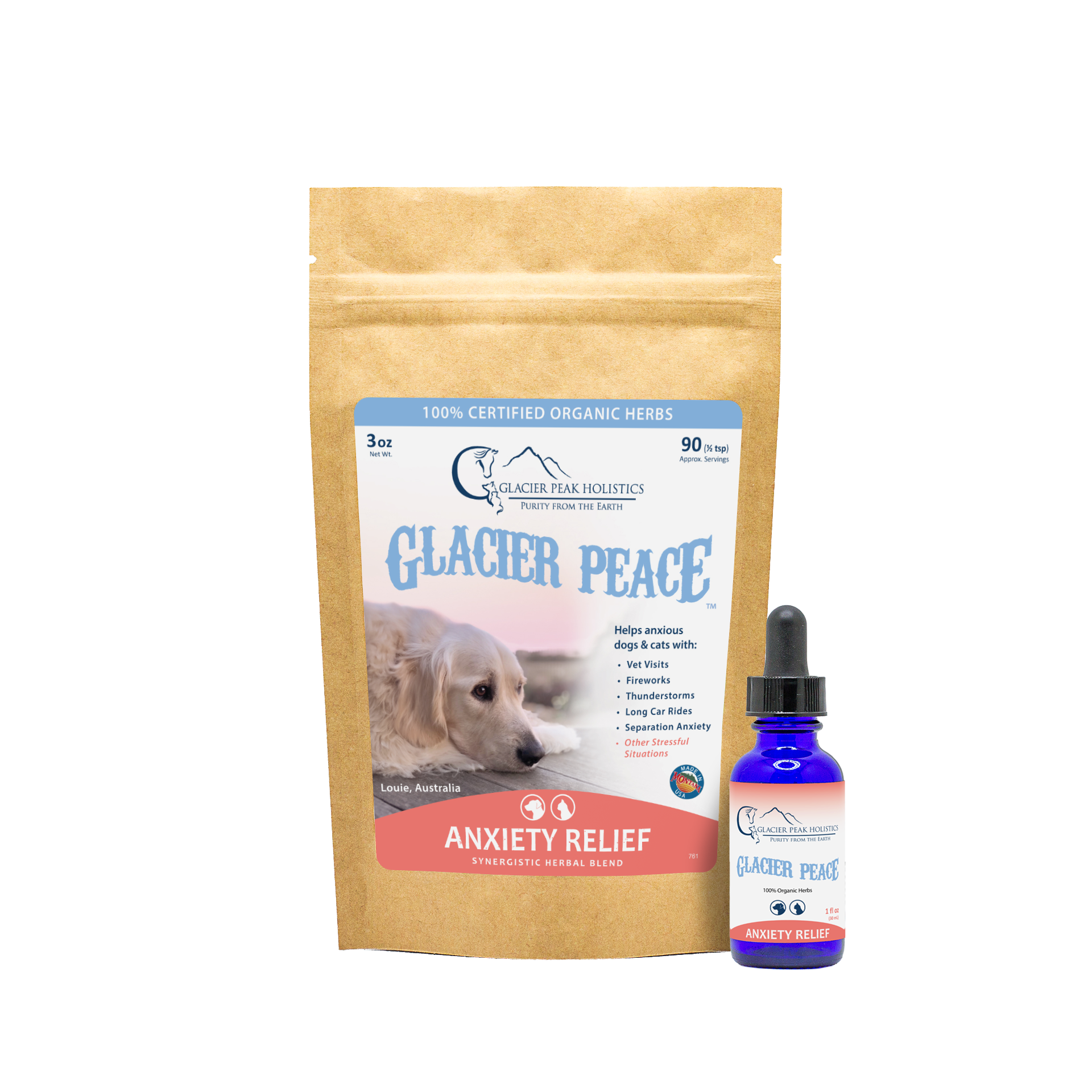 Glacier Peace Anxiety Relief for Dogs and Cats