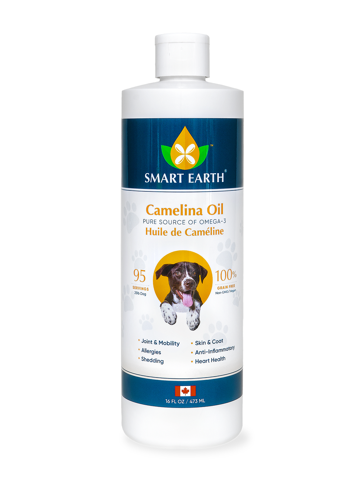 Smart Earth Premium Camelina Oil for Dogs & Cats