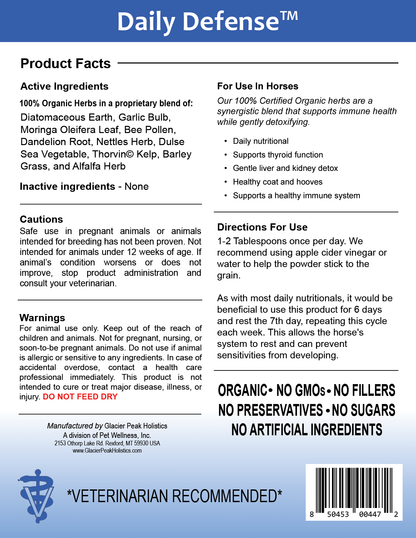 Daily Defense Powder for Horses
