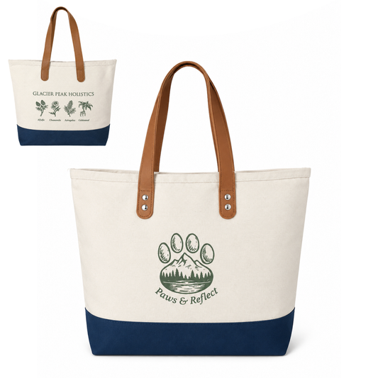 Glacier Peak Holistics Paws & Reflect Tote Bag