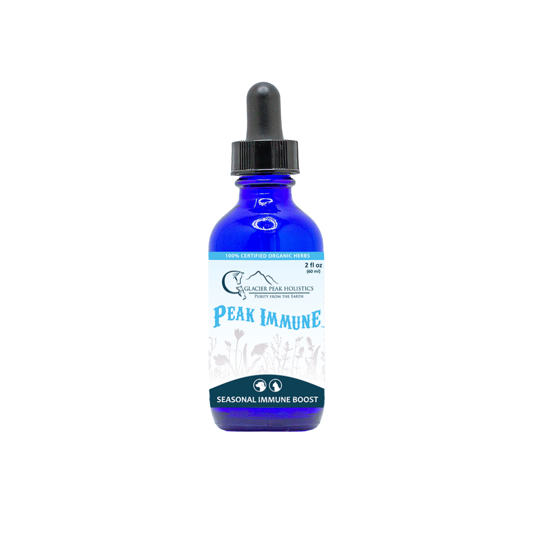 Peak Immune 2 oz Tincture and dropper for Seasonal immune boost