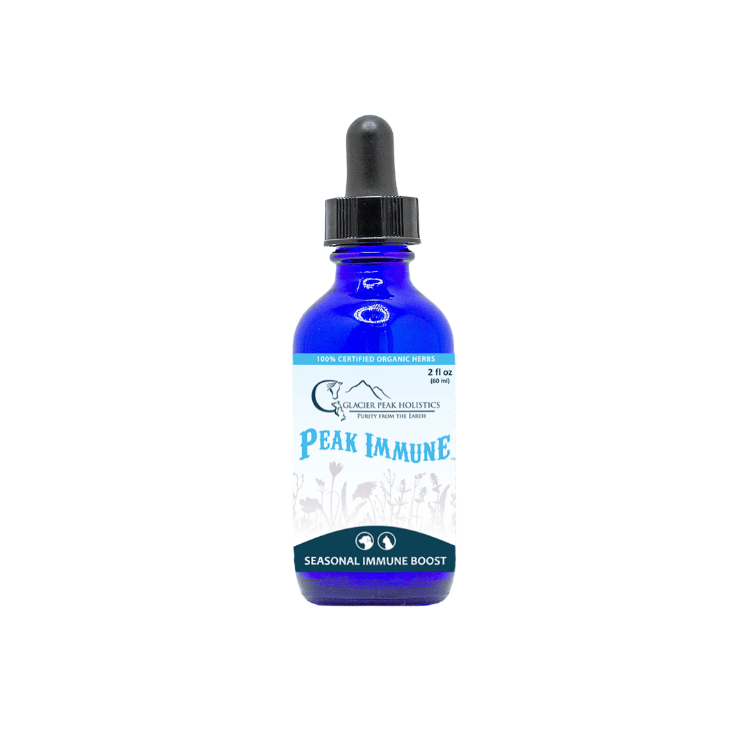 Peak Immune 2 oz Tincture and dropper for Seasonal immune boost