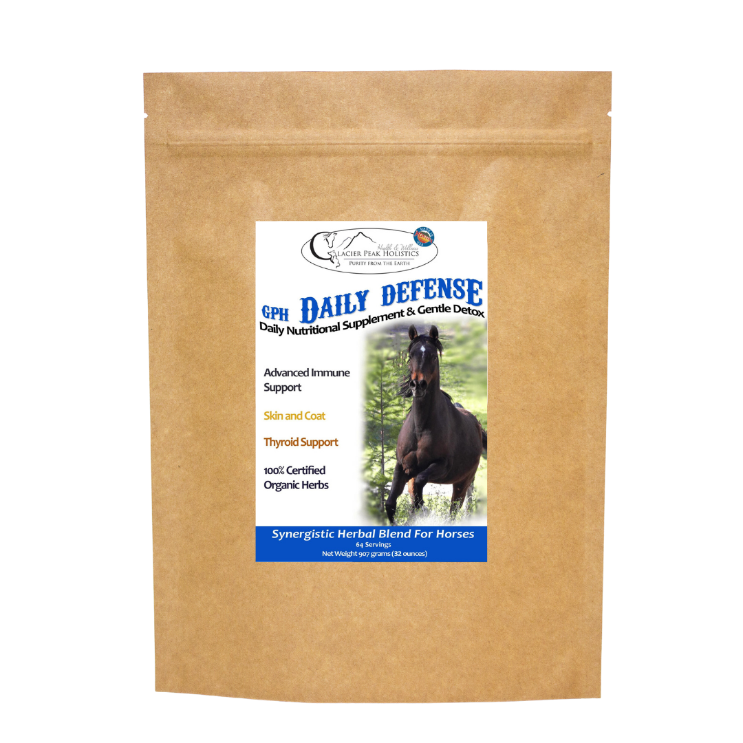 Glacier Peak Holistics 32 oz Daily Defense Powder for Horses