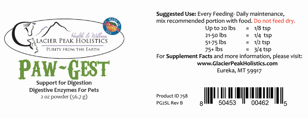 Paw-Gest Digestive Enzymes For Dogs & Cats