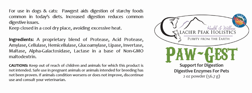 Paw-Gest Digestive Enzymes For Dogs & Cats
