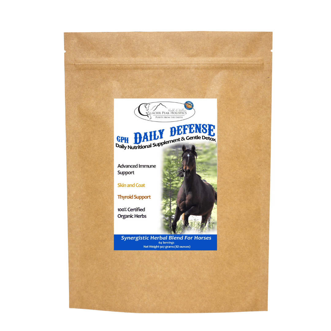 Glacier Peak Holistics 32 oz Daily Defense Powder for Horses